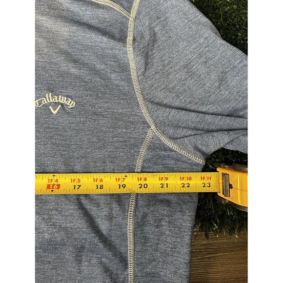 Callaway Golf Men’s Blue Pullover 1/4 Zip Size Large Stretch Water Repellent NWT - Picture 4 of 4